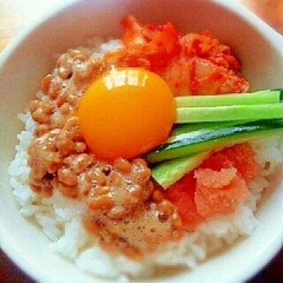 簡単♡ねばスタミナ丼